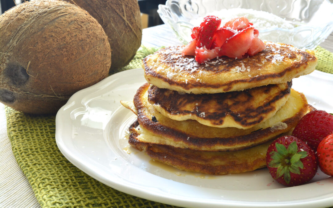 Pancakes con farina di cocco