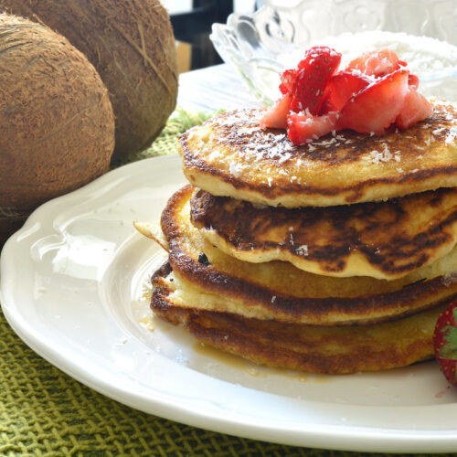 Pancakes con farina di cocco Bimby