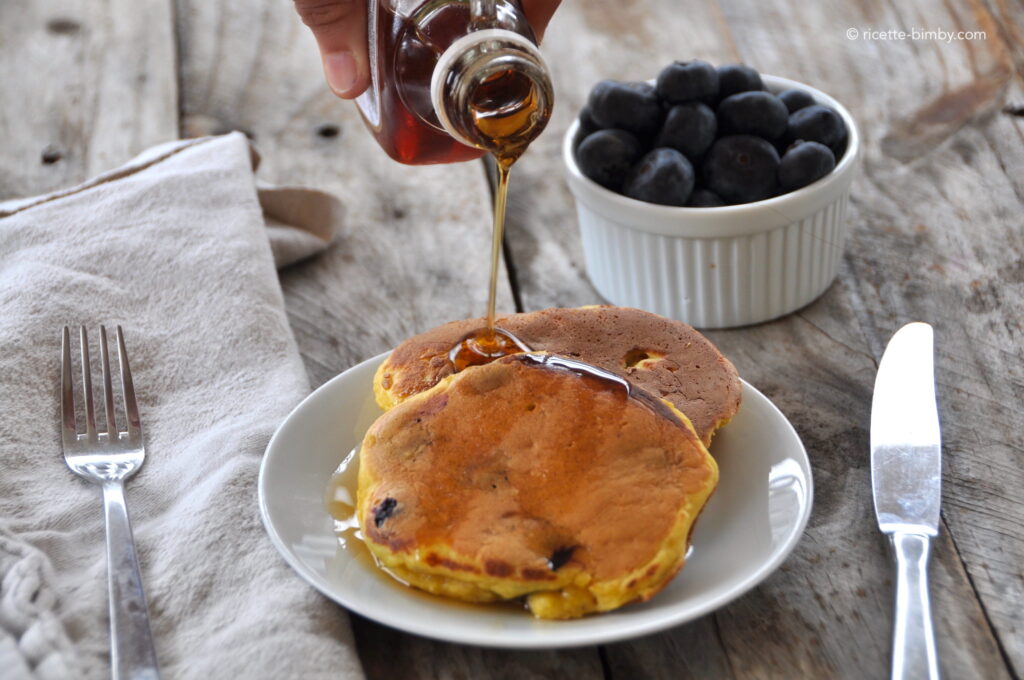 Pancake light alle mele Bimby