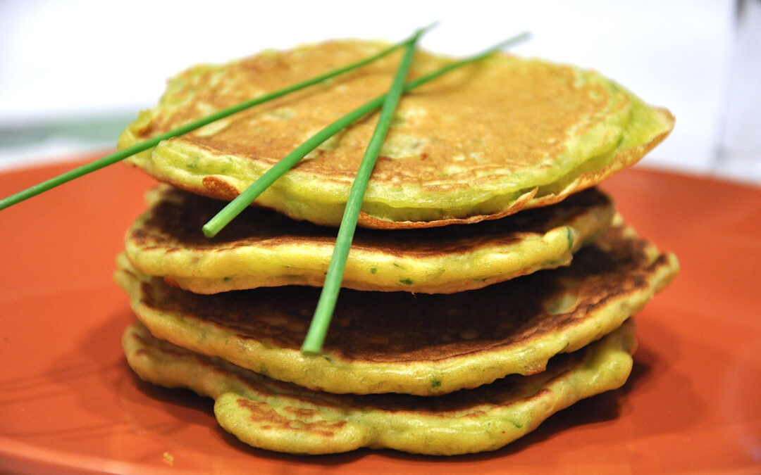 Pancake salati alle erbe