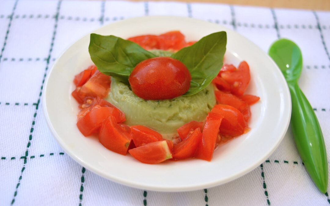 Panna cotta al basilico