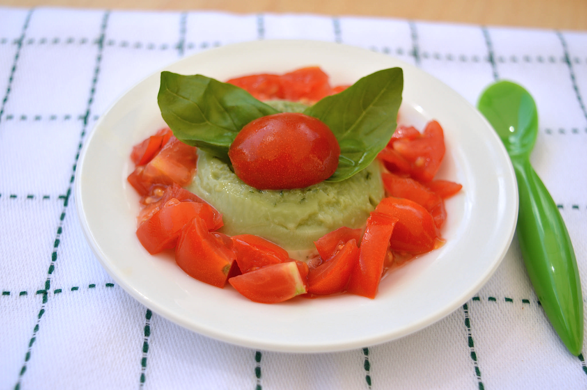 Panna cotta al basilico Bimby