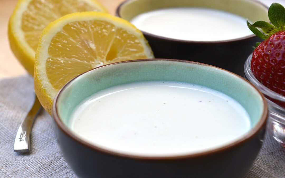 Panna cotta al limone
