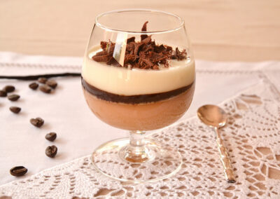 Panna cotta bicolore