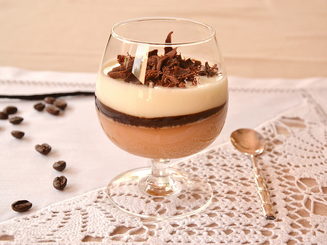 Panna cotta bicolore Bimby