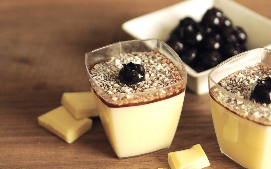 Panna cotta al cioccolato bianco