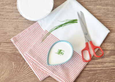 Panna vegetale fatta in casa