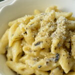 pasta alla cenere bimby con gorgonzola e olive nere