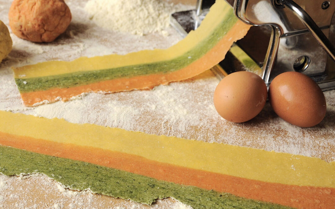 Pasta all’uovo tricolore
