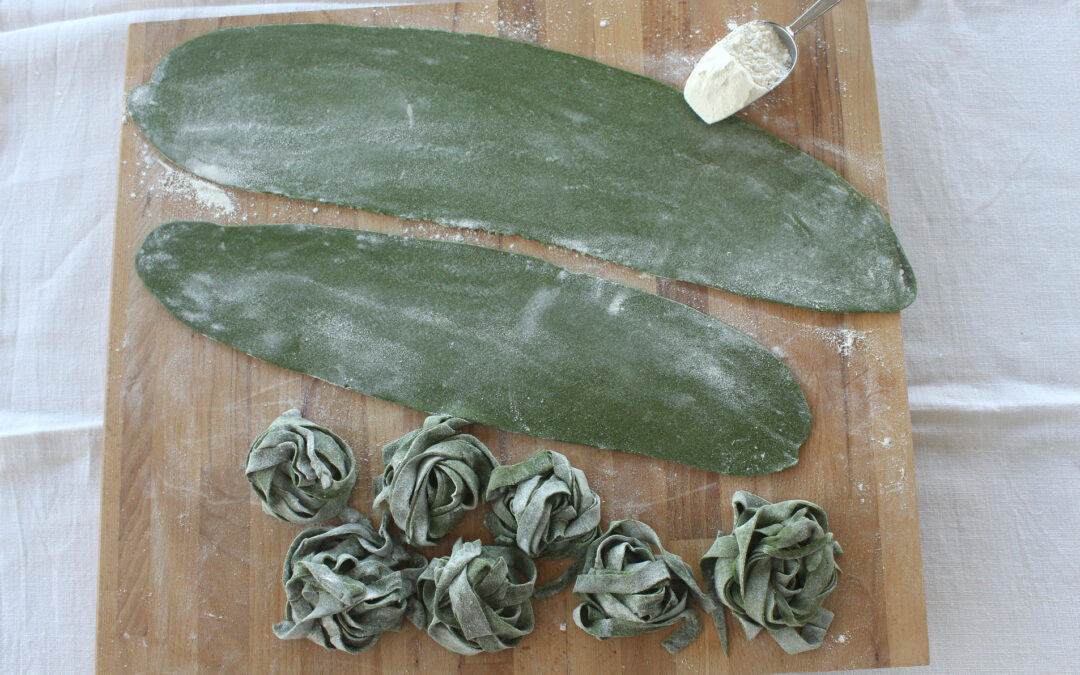 Pasta all’uovo verde