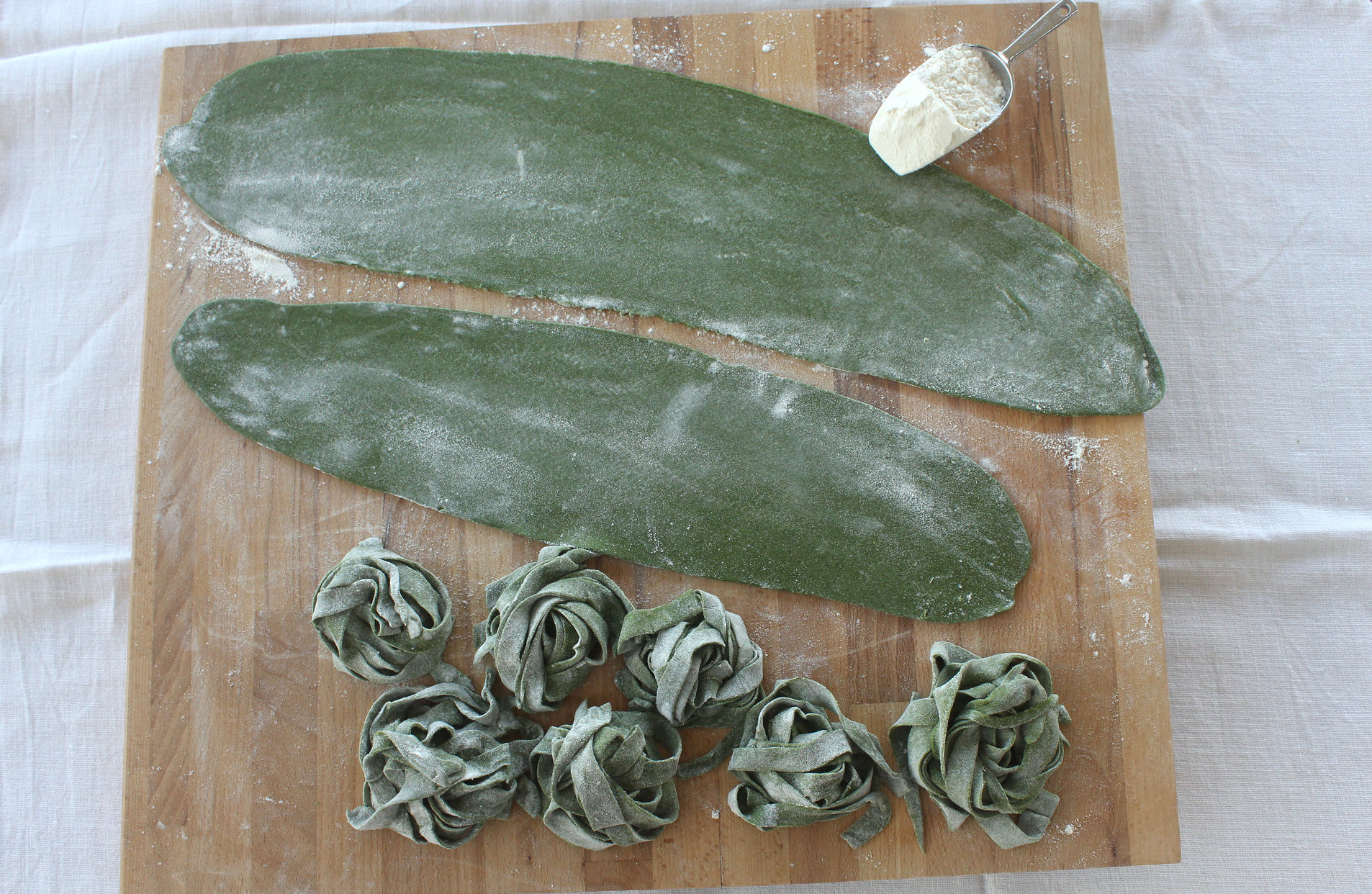 Pasta all'uovo verde Bimby