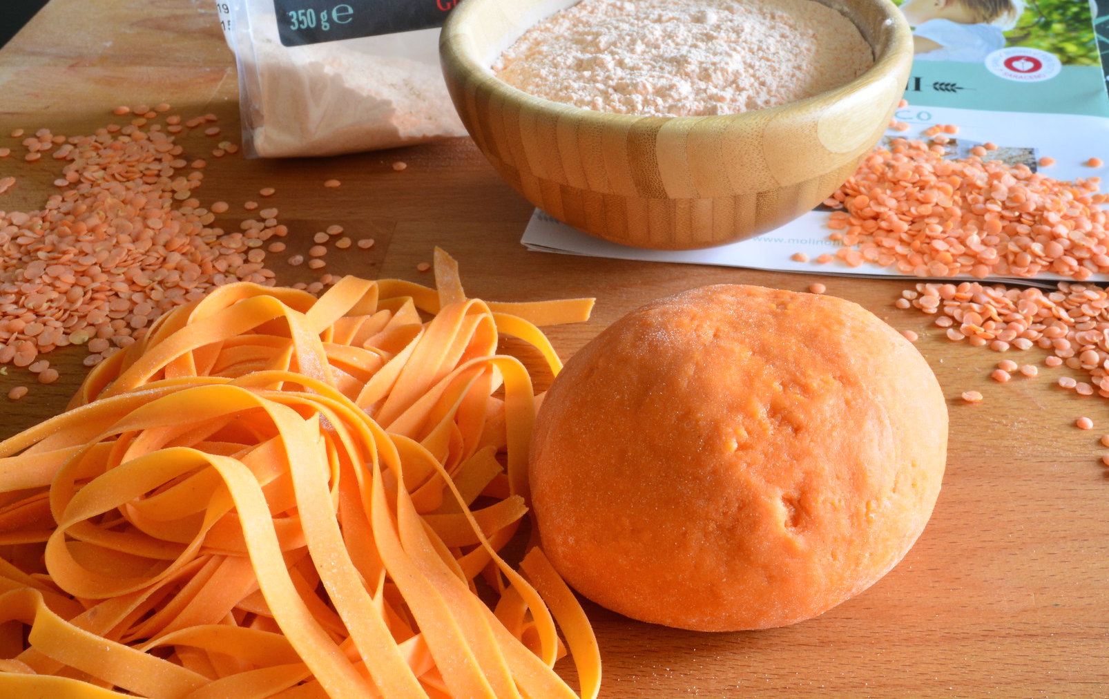 Pasta con farina di lenticchie Bimby