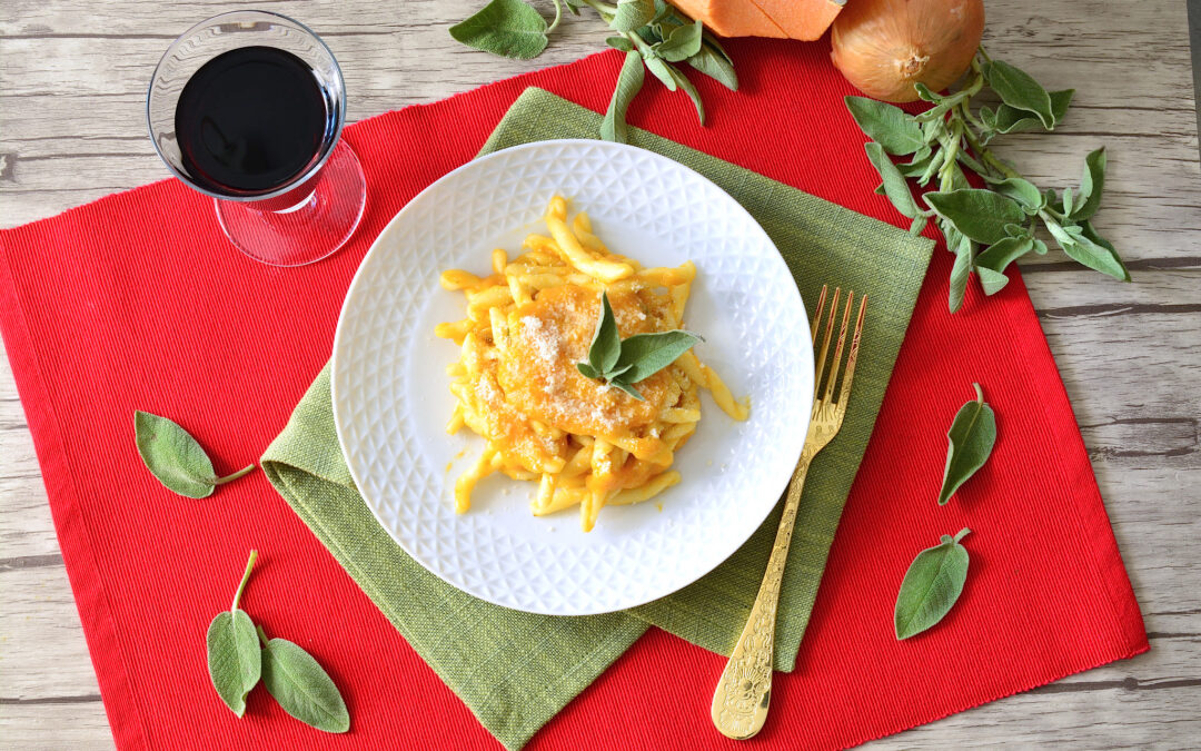 Pasta con la zucca