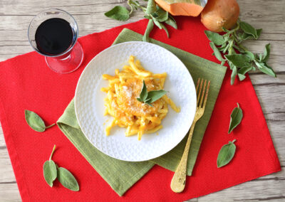 Pasta con la zucca