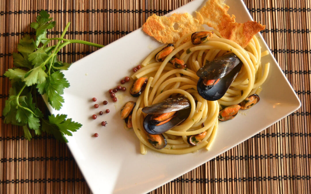 Pasta cozze e pecorino