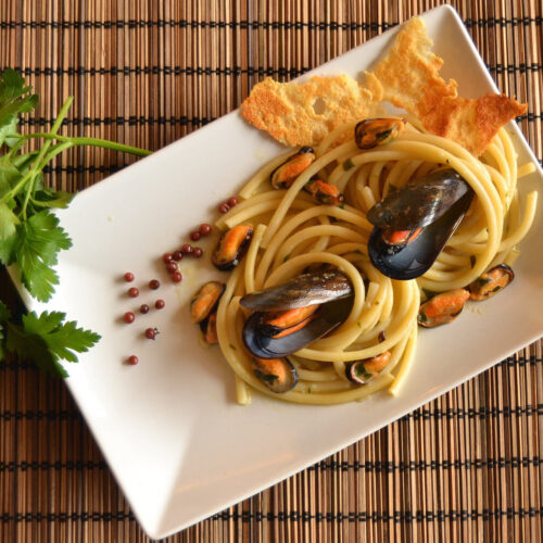 Pasta cozze e pecorino Bimby