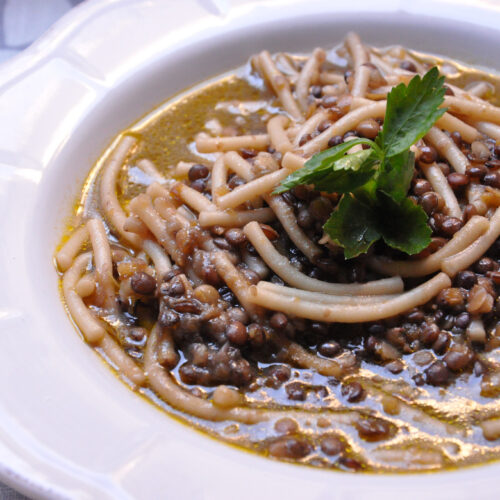 Pasta e lenticchie Bimby