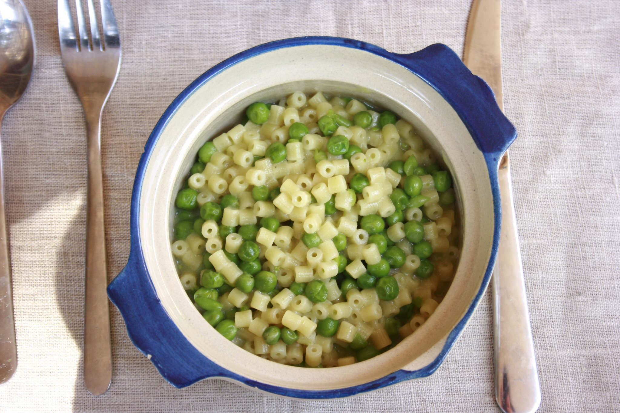 Pasta e piselli Bimby