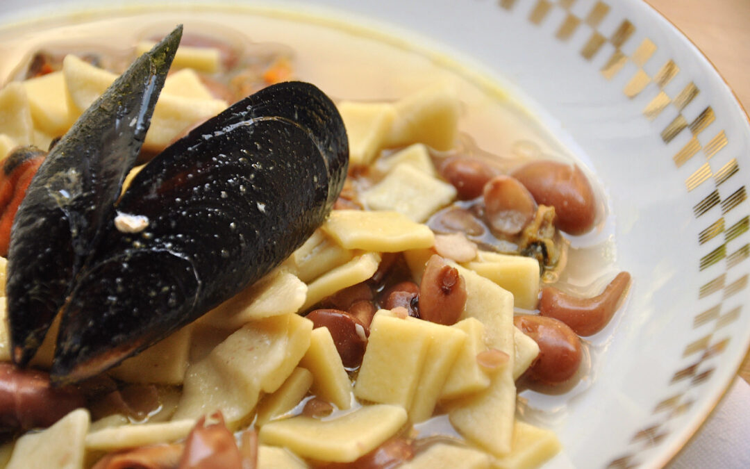 Pasta fagioli e cozze