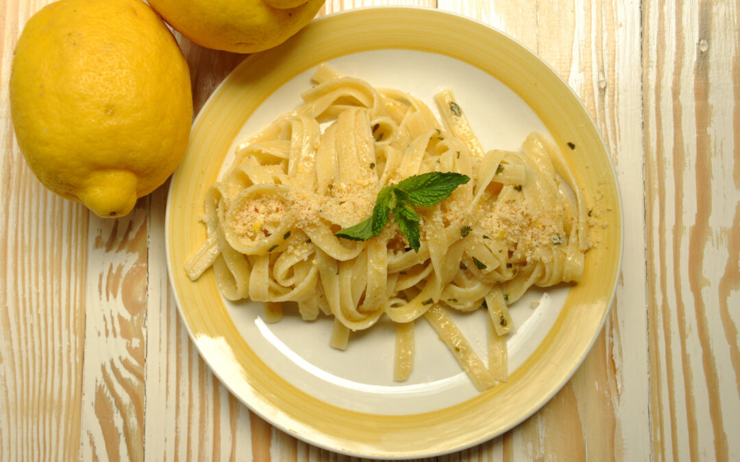Pasta limone e menta
