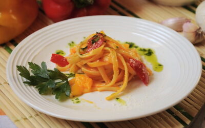 Pasta risottata ai peperoni