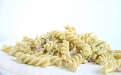 Pasta zucchine e pancetta