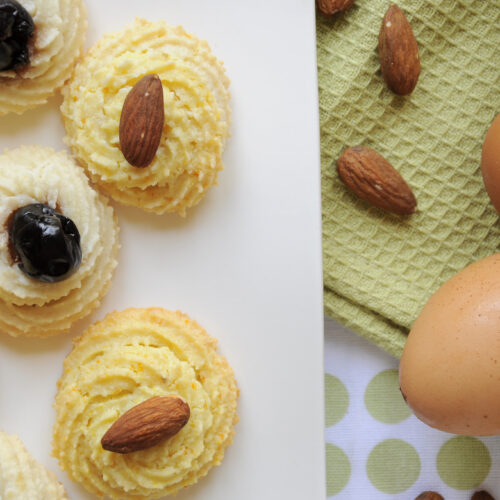 Pasticcini di pasta di mandorle Bimby