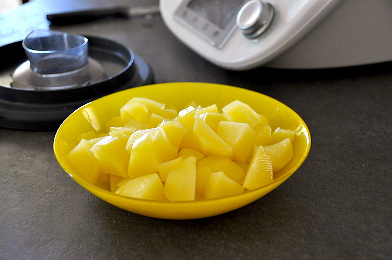 Patate al vapore con il Bimby