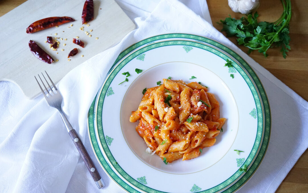 Pennette all’arrabbiata