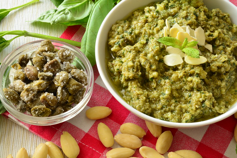 pesto di capperi bimby