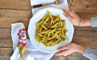 Pesto di rucola e pomodori