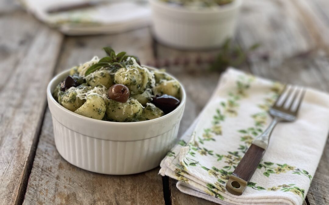 Pasta con pesto di tenerumi