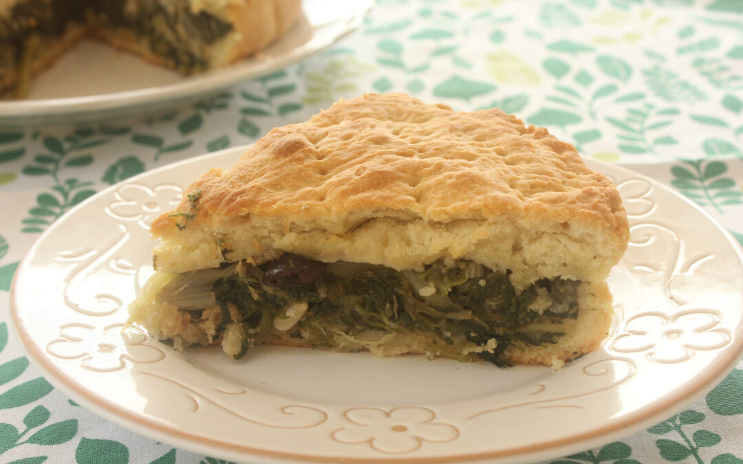 Pizza di scarola napoletana