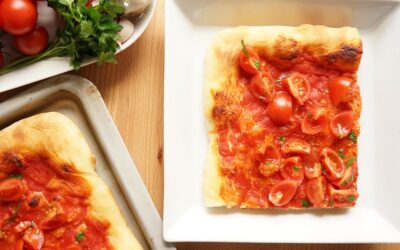 Pizza marinara Bonci style