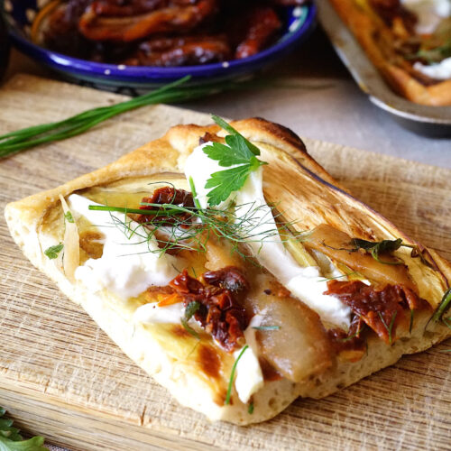 Pizza melanzane e mozzarella di bufala Bimby