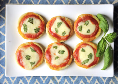 Pizzette veloci senza lievito