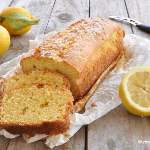 Plumcake al limone Bimby
