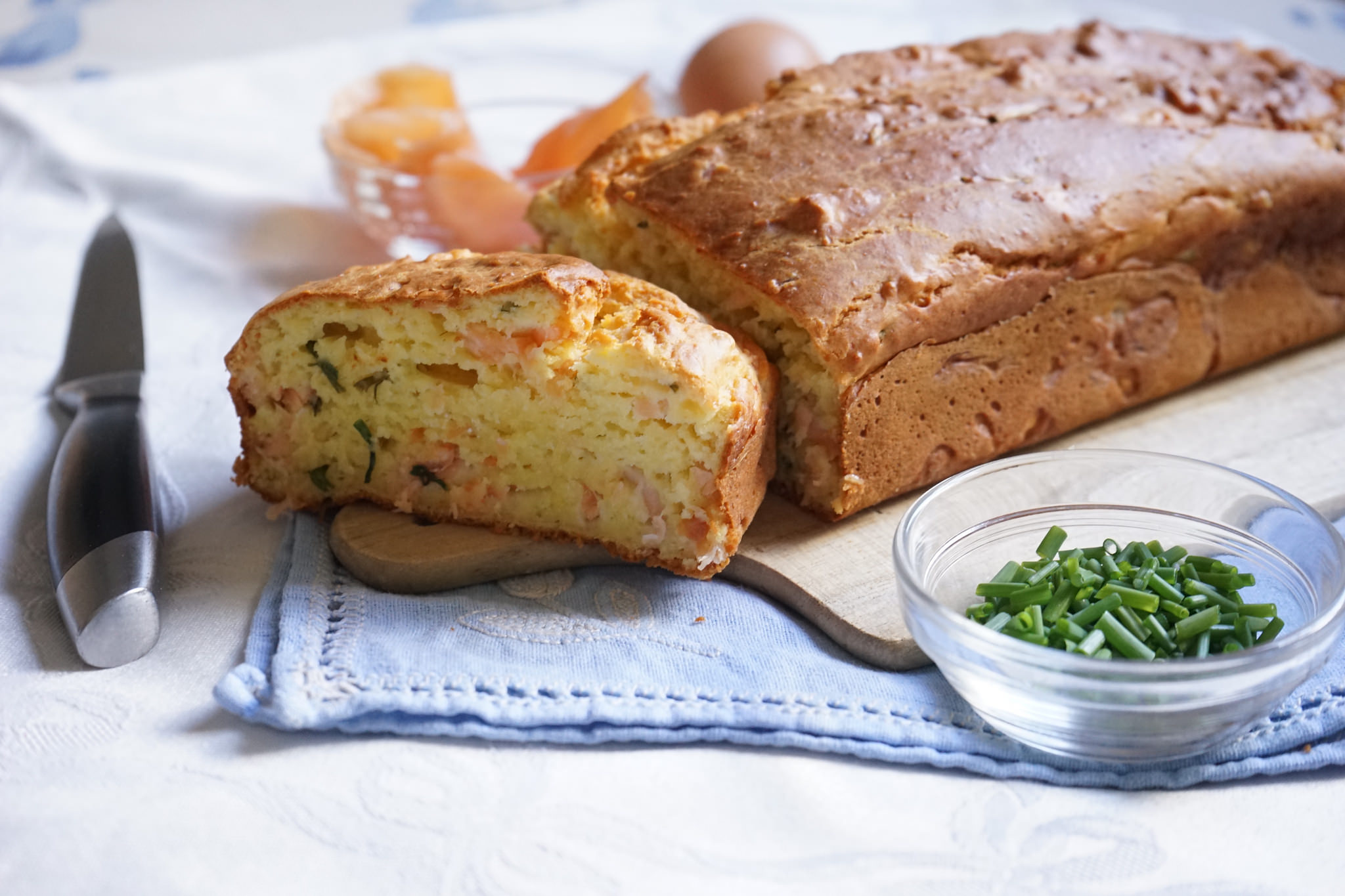 Plumcake salmone e ricotta Bimby