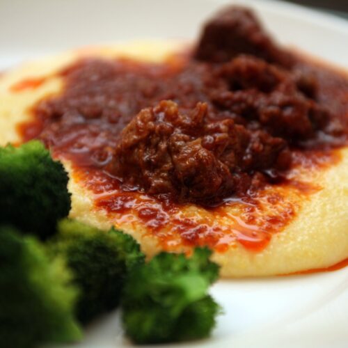 Polenta con salsiccia Bimby