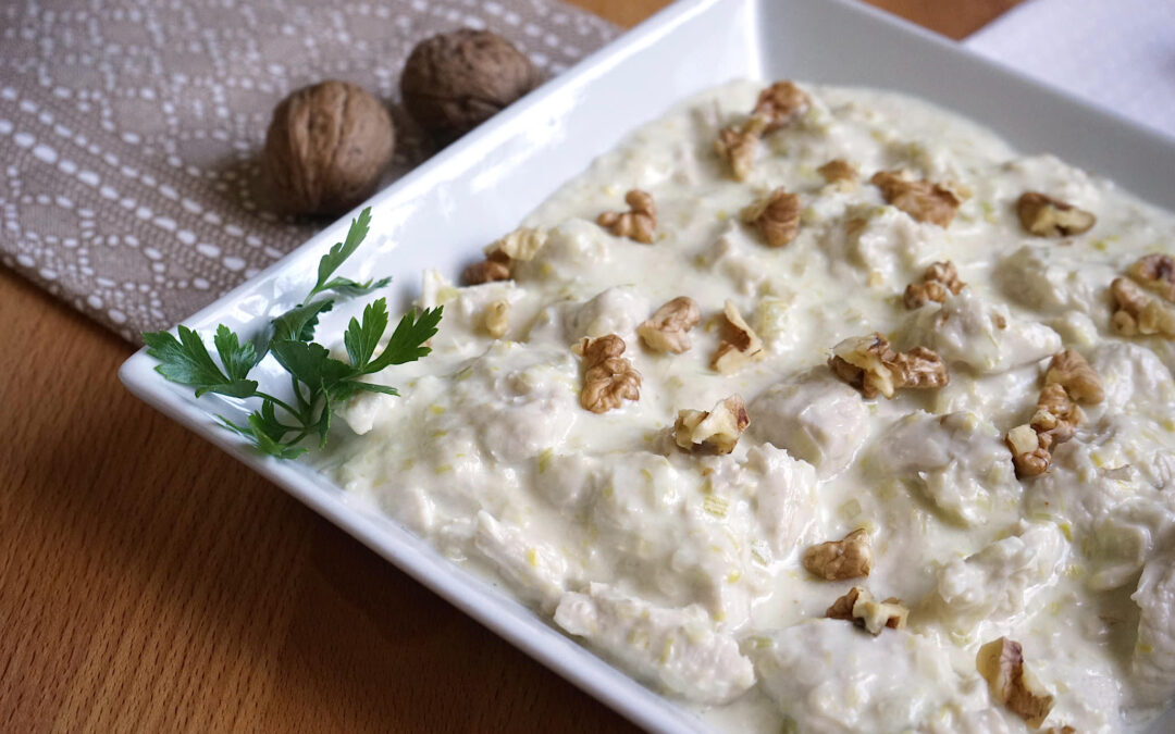 Pollo panna e noci