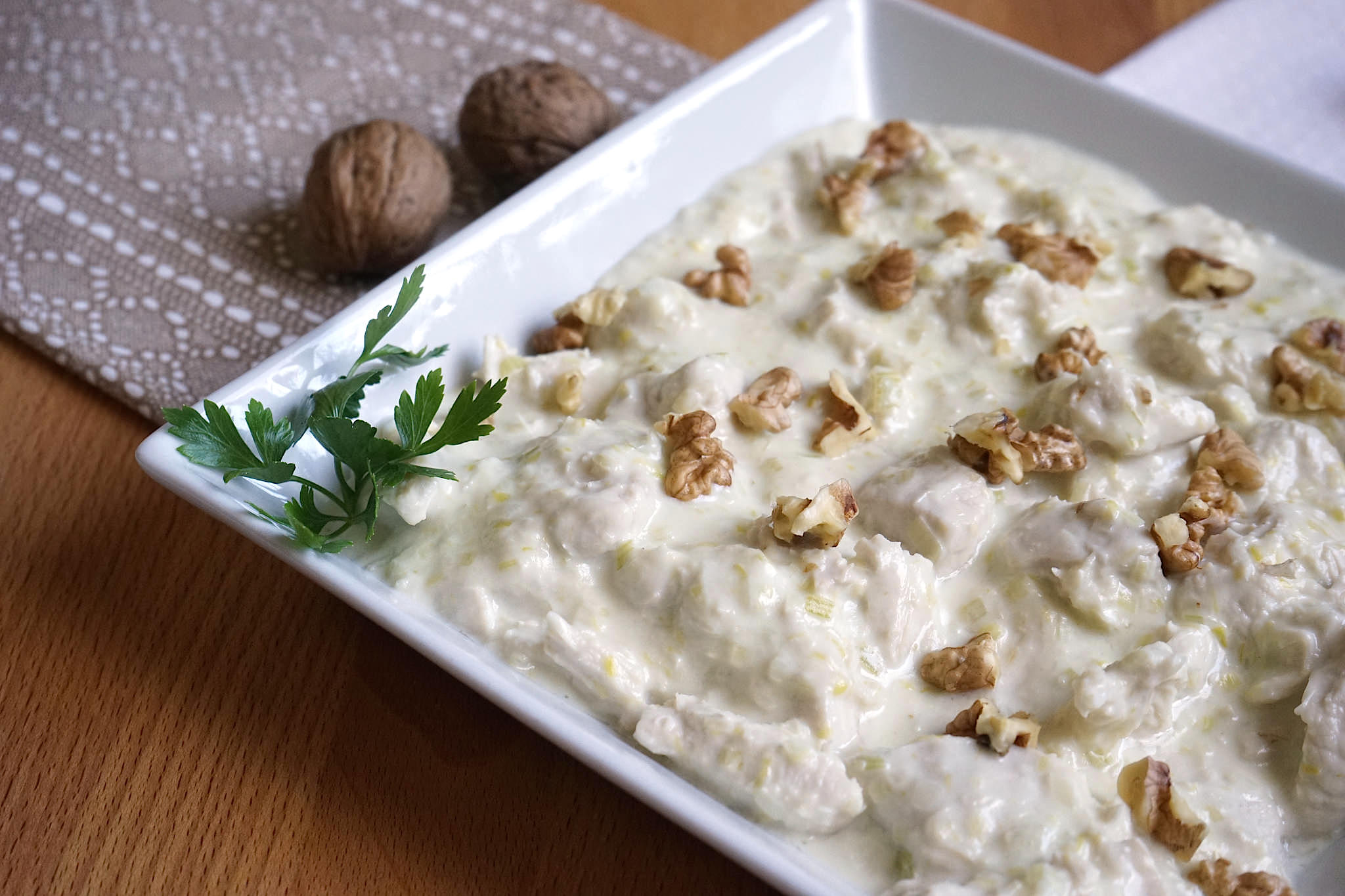 Pollo panna e noci Bimby Pollo panna e noci Bimby