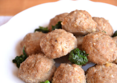 Polpette di carne e funghi