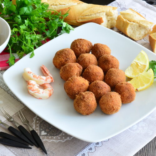 Polpette di gamberi bimby