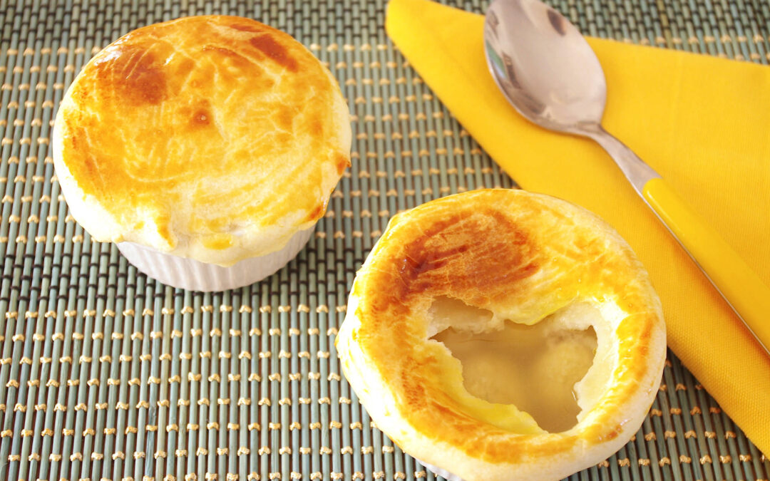 Polpette di pollo in brodo