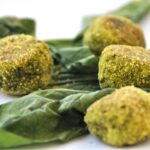 Polpette vegetariane mozzarella spinaci Bimby