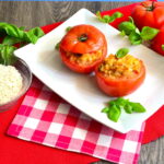 Pomodori ripieni di riso e tonno bimby