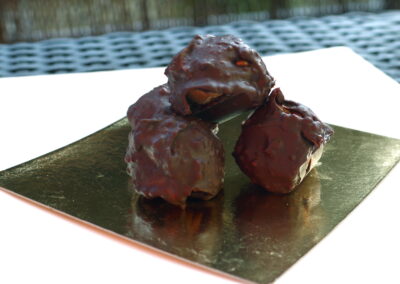 Praline al cioccolato e frutta secca