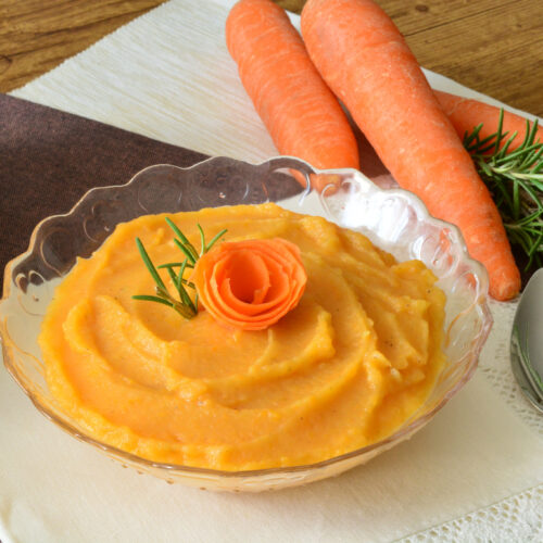 Pure di carote Bimby: un contorno semplice per 4 persone