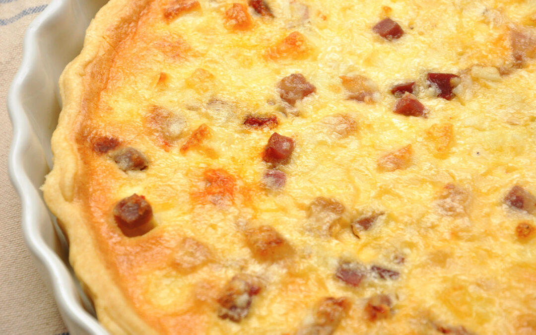 Quiche prosciutto e formaggio