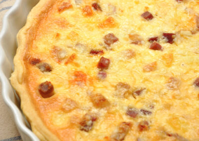 Quiche prosciutto e formaggio
